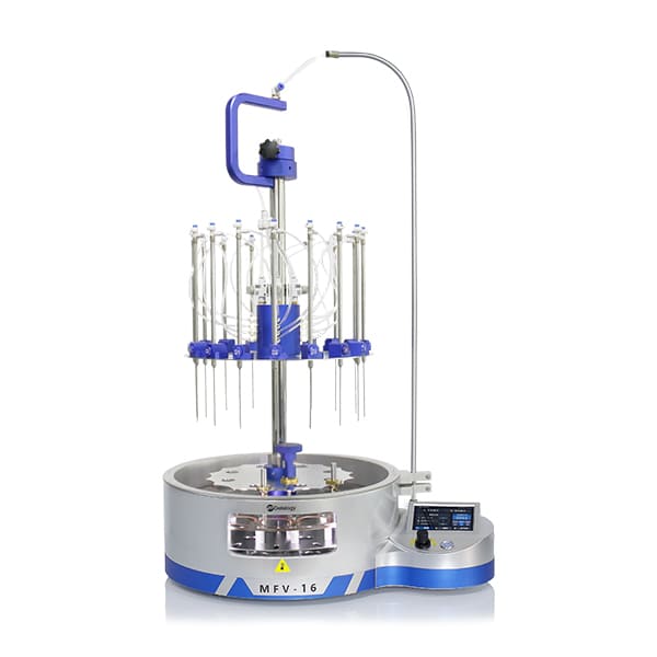 Bộ Thổi Khô Mẫu Bằng Khí Nitơ 16 Vị Trí DETELOGY MFV-16